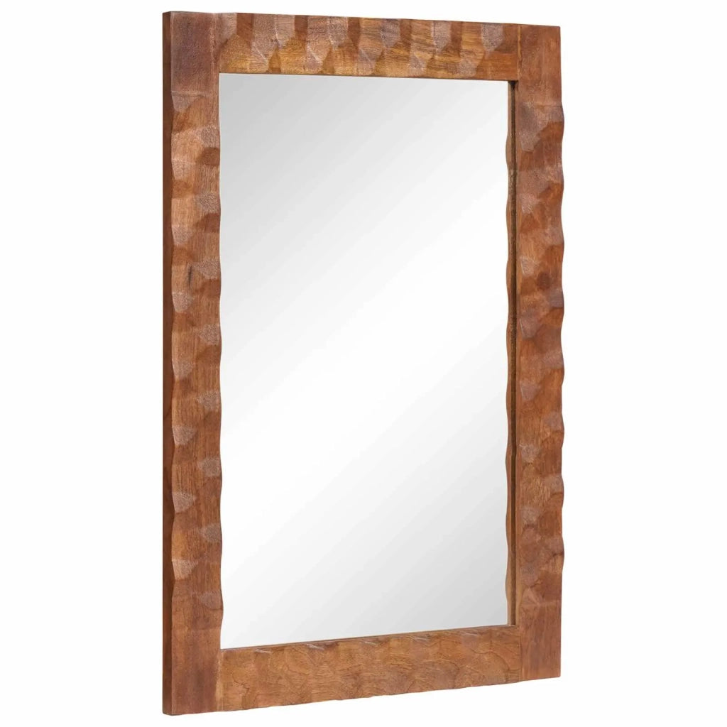 Specchio da bagno Finitura Marrone Acacia 50 x 70 x 2,5 cm 4017931