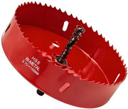 Sega a gatto 145mm - kit di sega - sega per alluminio/legno/PVC - 1 punta - 1 molla meccanica - materiale HSS - sega a lama circolare