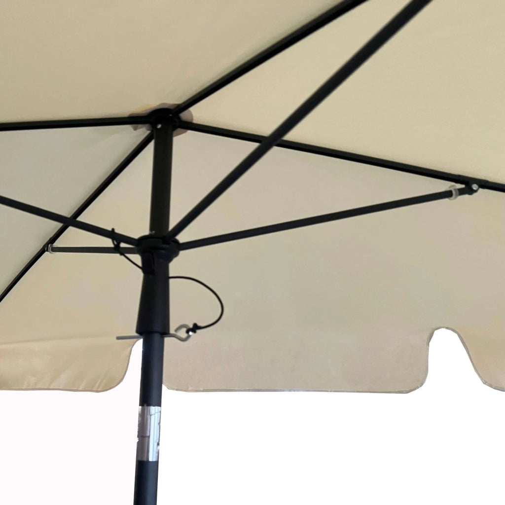 Ombrellone da giardino FLOKS con protezione UV beige peso 2,8 kg dimensioni 200x123x235 cm