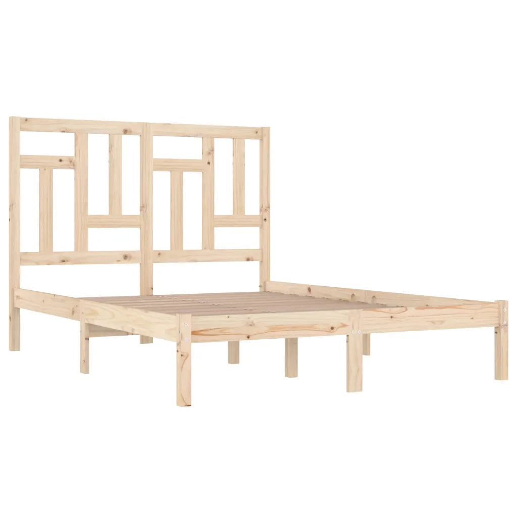 Giroletto senza Materasso 140x200 cm in Legno Massello di Pino 3104543