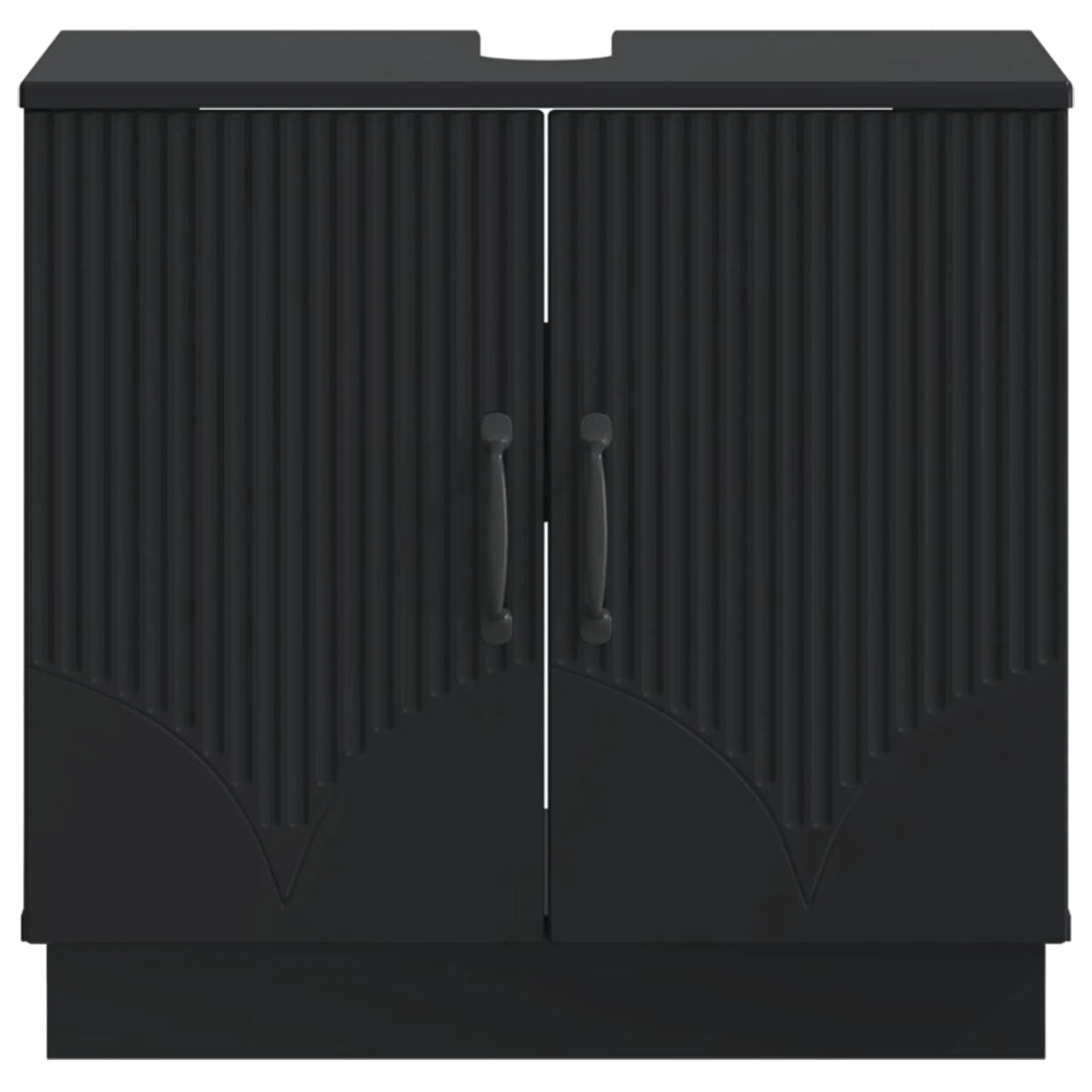 Armadio per Lavabo da Bagno HOORN Nero 59,5 x 31,5 x 56 cm 897226
