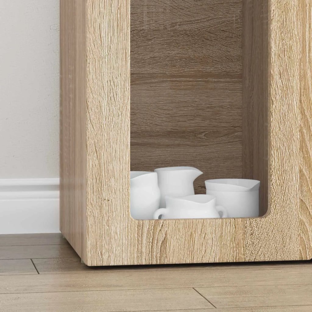 Credenza-Buffet-Armadio da cucina Rovere Sonoma 59 x 35 x 100,5 cm Legno multistrato