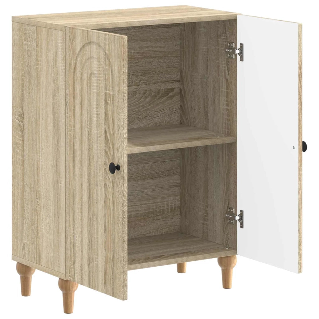 Mobiletto da Bagno ALKMAAR Rovere Sonoma 59,5 x 31 x 80 cm 896177