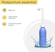 Flessa da 650 ml, ideale per dopo il parto, bottiglia portatile, articolo essenziale per madri nuovamente partorienti