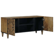Mobile TV | Armadietto TV | Mobile Porta TV Marrone 105 x 33,5 x 46 cm Legno di mango massello