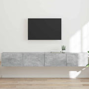 Mobile TV da parete 2 pcs Calcestruzzo 98 x 31 x 29,5 cm