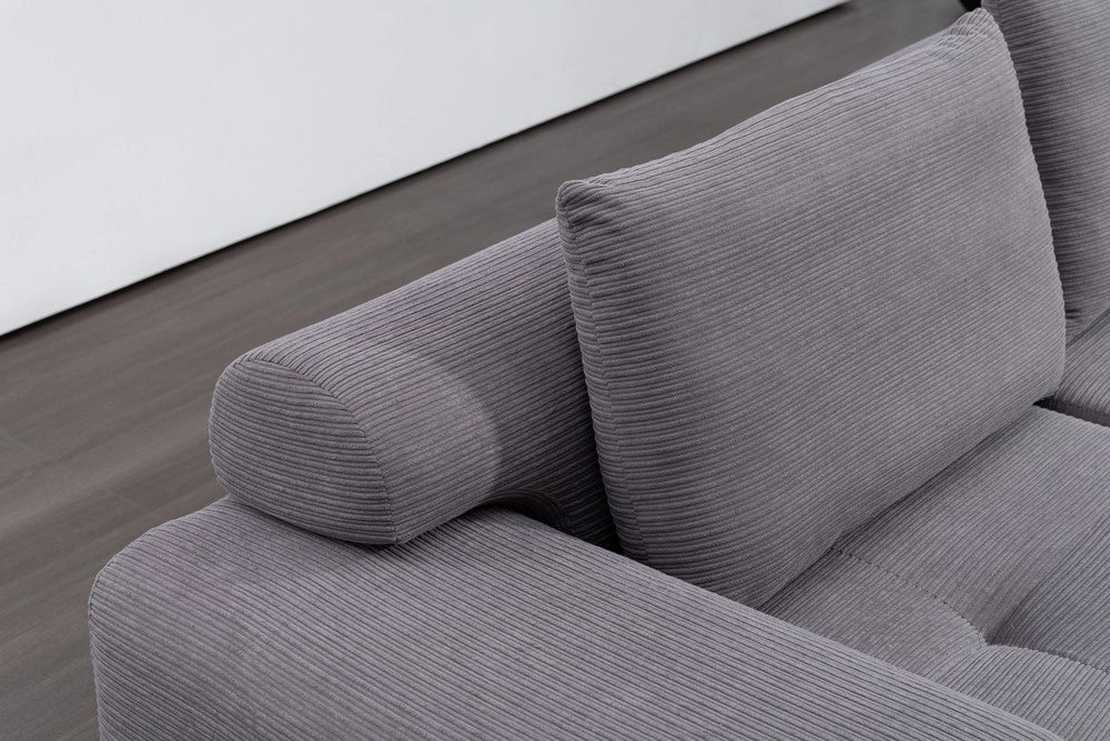 Divano Angolare Modulare con Funzione Letto ¨C Xylo ¨C Cordone, Schiuma Memory
