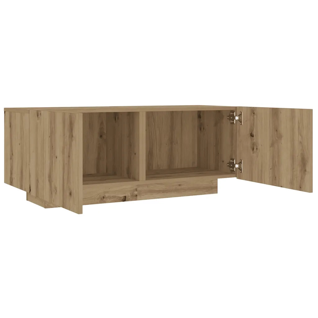 Comodino Rovere Artigianale 100x35x40 cm in Legno Multistrato 3329174