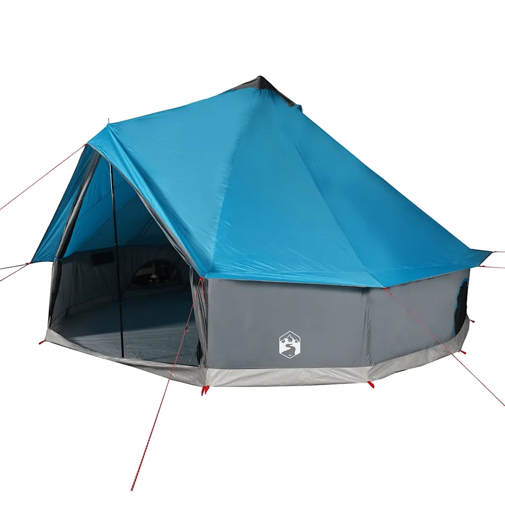 Tenda Familiare Tipi per 6 Persone Blu Impermeabile 94586