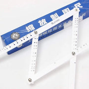 Strumento di ingrandimento/riduzione a forma di pantografo 34 cm - Incluso chiodo - con vetro organico - per arte/ hobby - ufficio
