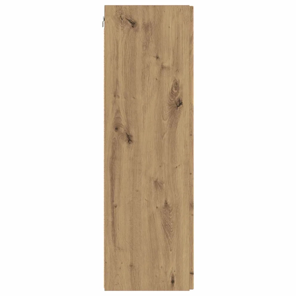 Mobile TV da parete-Mobile TV a Muro-Credenza TV Rovere Artigianale 30 x 31 x 100 cm