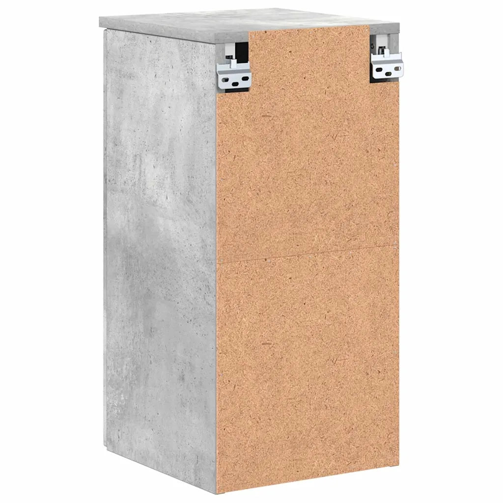 Mobile da Bagno con porta Grigio cemento 30 x 31,5 x 61 cm 883347