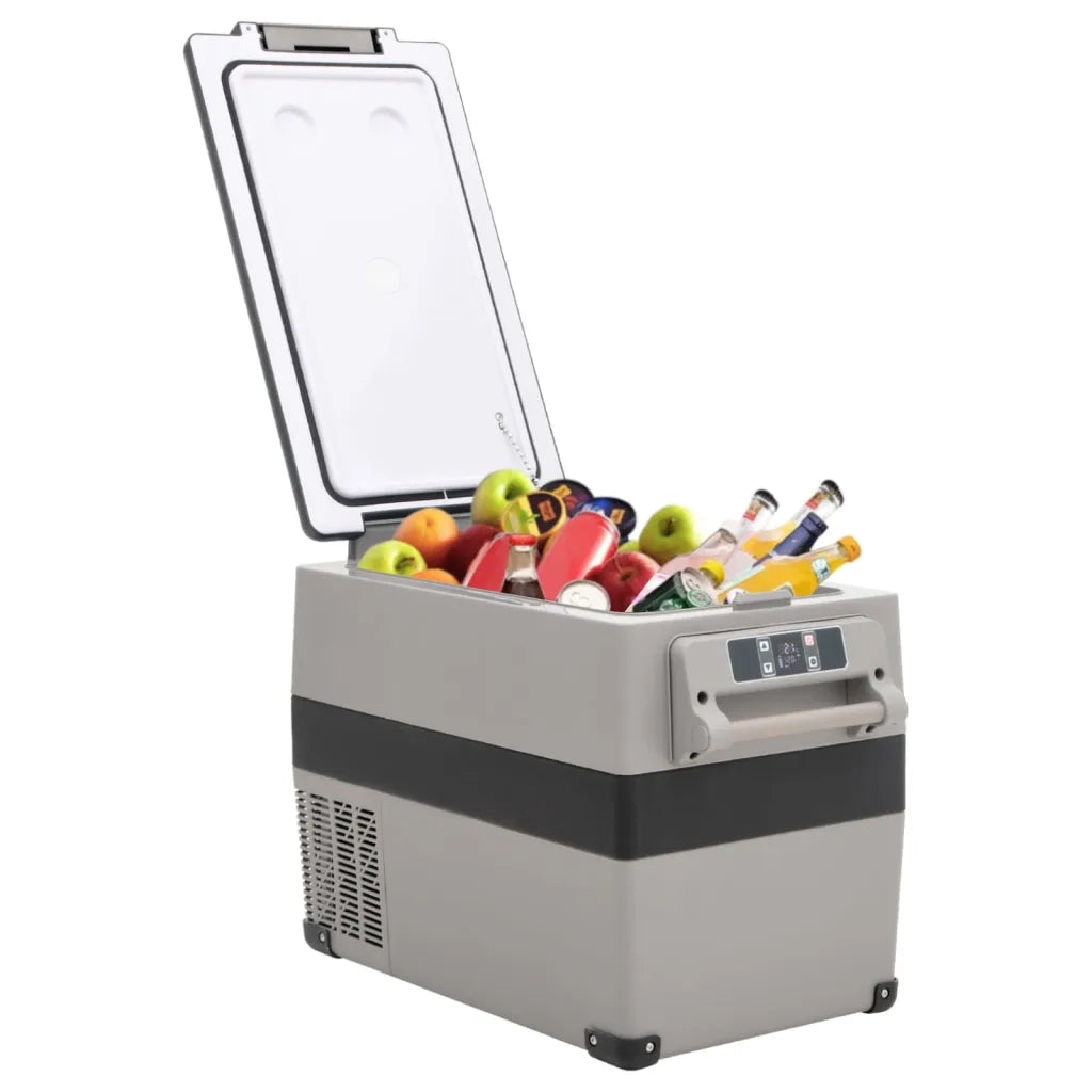 Borsa Frigo con Manico e Adattatore Nera e Bianca 35 L PP e PEcod mxl 102600
