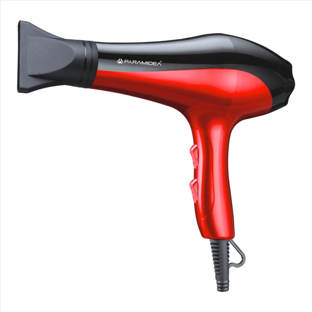 Asciugacapelli Phon 1800W con 2 concentratori Pyramidea PH1820R Rosso