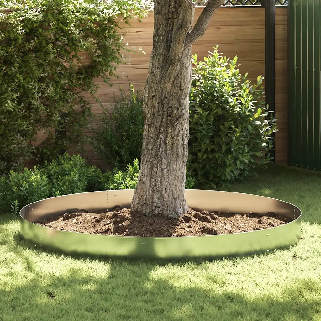 Pannelli Recinzione per Prato 20 pz Acciaio Zincato 100x20 cm CFW3833034