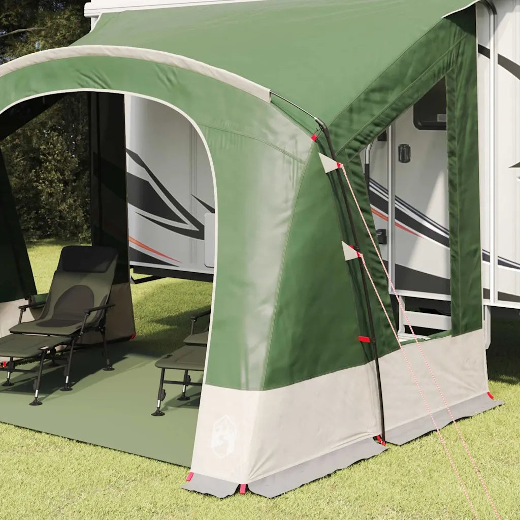 Tenda da Carovana per 3 Persone Verde 330 x 252 x 245 cm