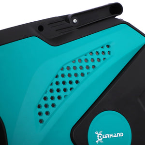 Avvolgitubo Automatico a Parete 44x22.5x41 cm con 7 Modalità di Irrigazione in Plastica Nero e Verde