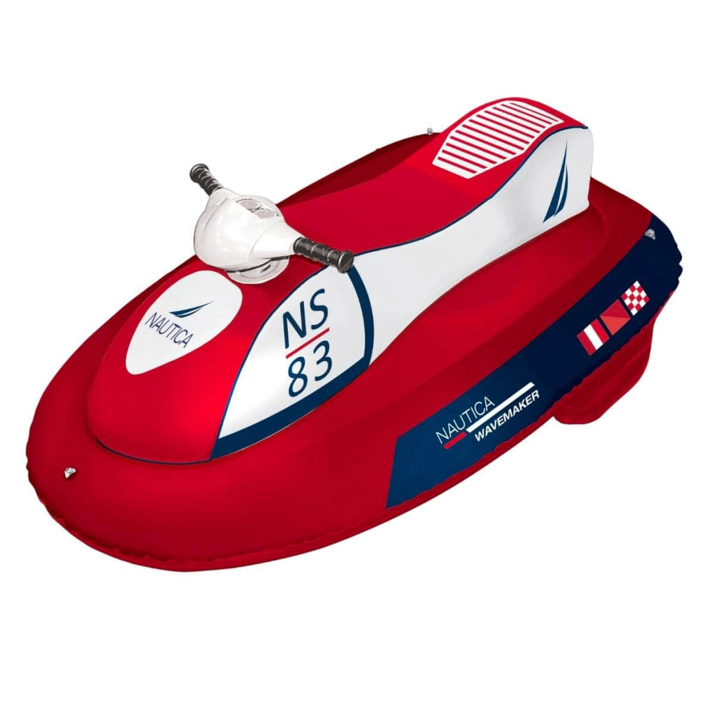 Moto D'Acqua Elettrica Gonfiabile per Bambini 3,2Km/h Nautica Wave Maker