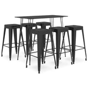 Set da Bar 7 pz Nero