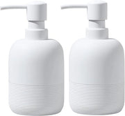 Dispensatore di sapone liquido per mani - 2 pezzi - bianco