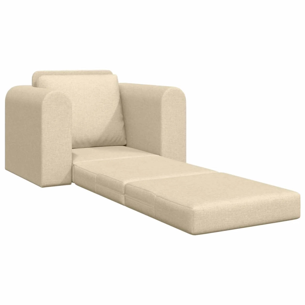 Divano letto Crema 98 x 71 x 83 cm Tessuto 4106661