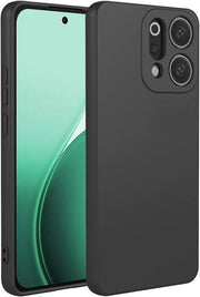 Hoes per smartphone in silicone, liscio, ultraleggero, resistente agli urti, nero.
