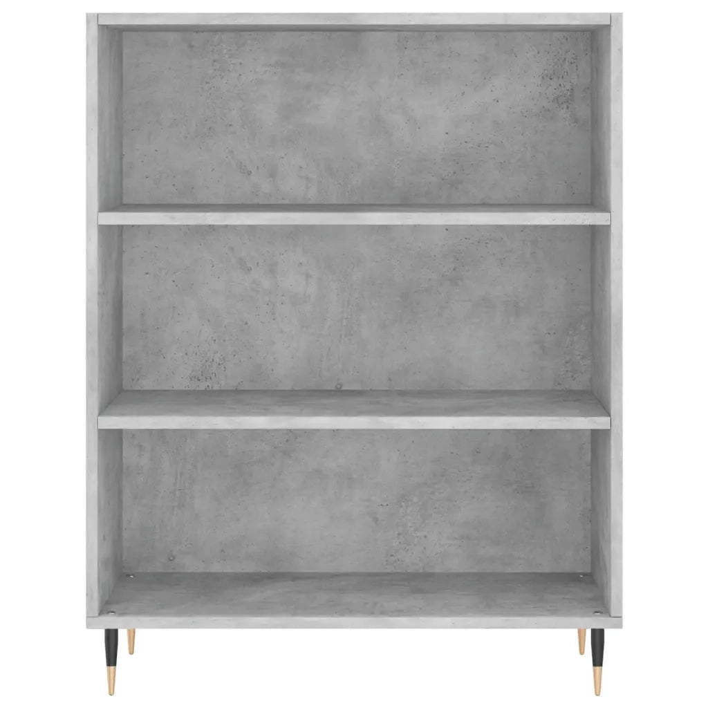 Credenza-Buffet-Armadio da cucina Grigio Cemento 69,5x34x180 cm in Legno Multistrato 998562