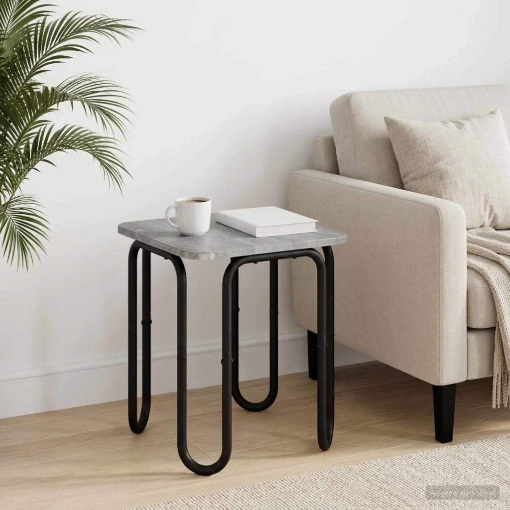 Tavolino da salotto Sonoma grigio 40 x 40 x 45 cm 8007706