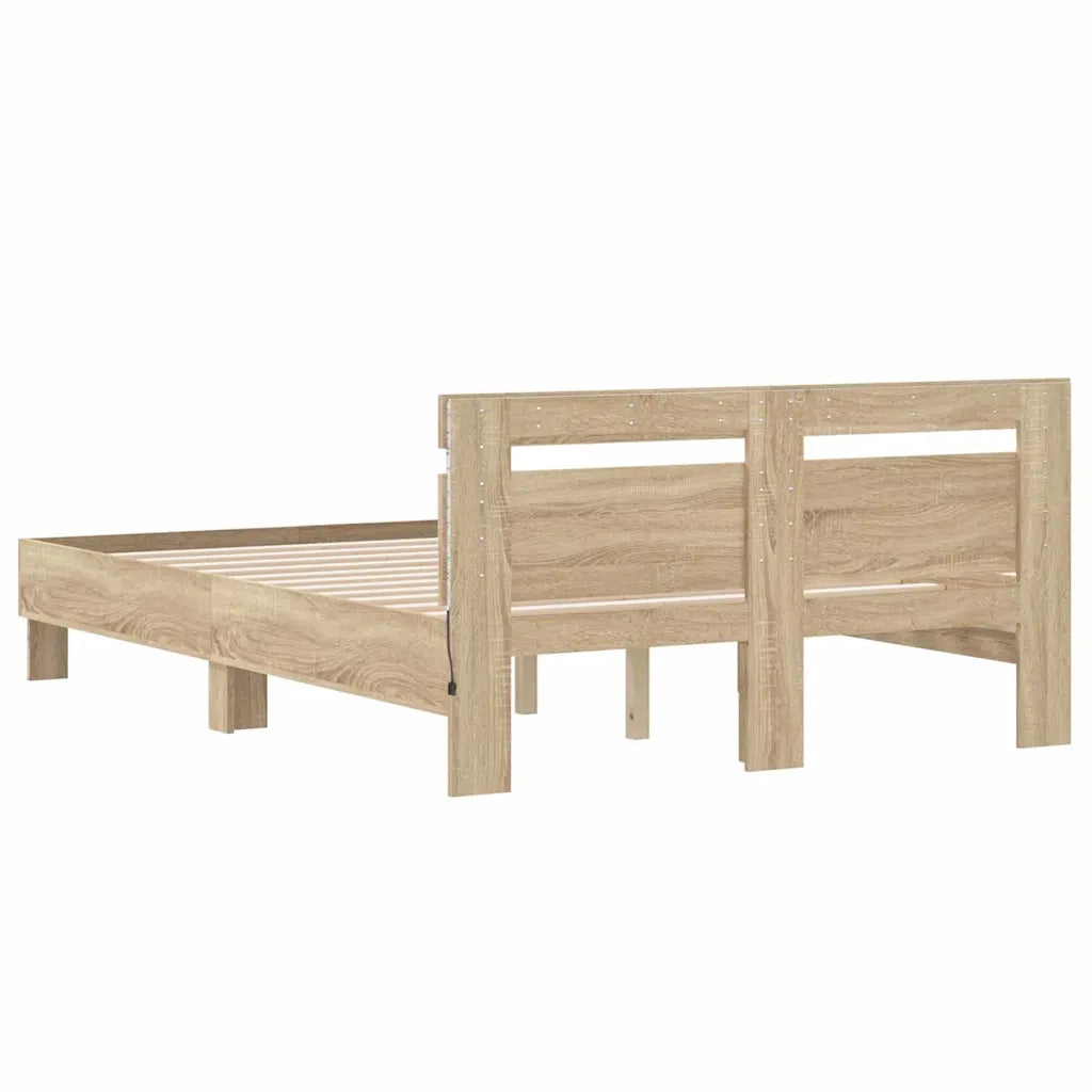 Struttura del letto Sonoma 137 x 190 cm Legno multistrato