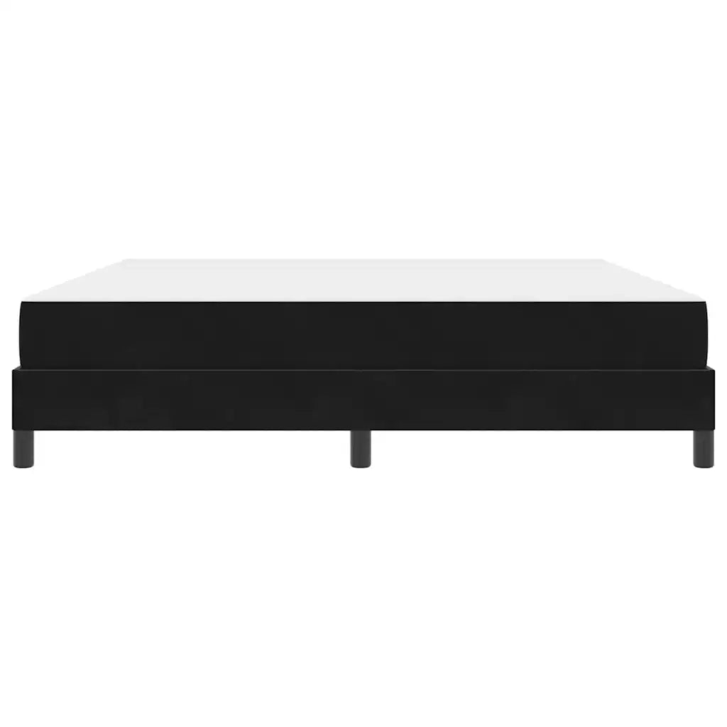 Letto a molle con materasso Nero 180 x 200 cm Tessuto 3398709