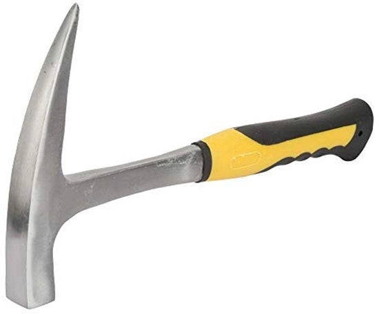 Geologo professionista con doppio testo - Alta durezza - Carbonio - Resistente allo shock - Resistente all'usura - Punta rinforzata - Martello da roccia