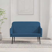 Panca Blu 110x76x80 cm in Tessuto 351490