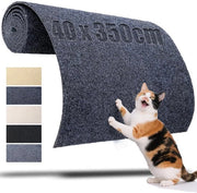 Pannello autoadesivo per gatti 350x40 cm in colore grigio scuro