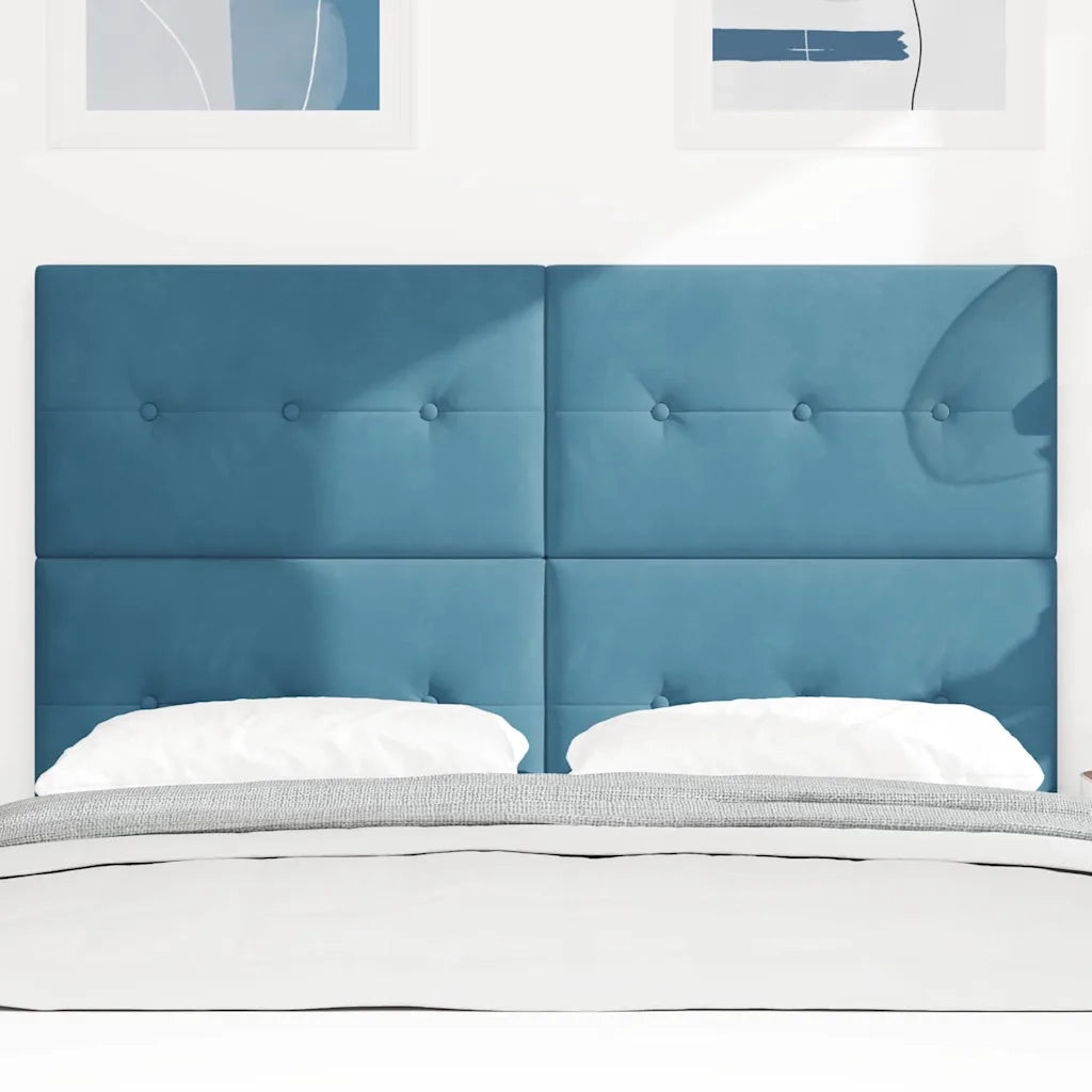 Testiera | Testata Blu Scuro 144 cm Velluto