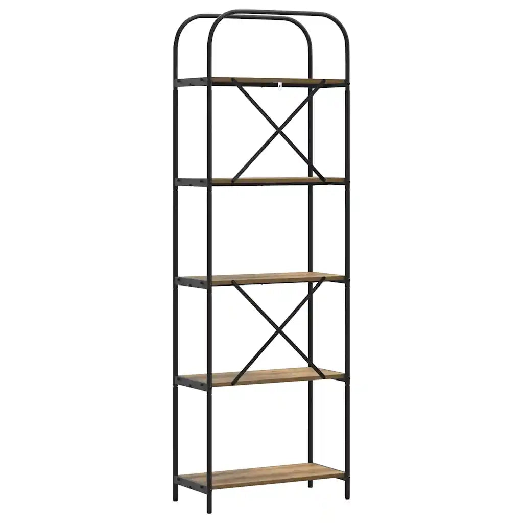 Libreria Rovere artigianale 60 x 30 x 183 cm Legno multistrato 879856