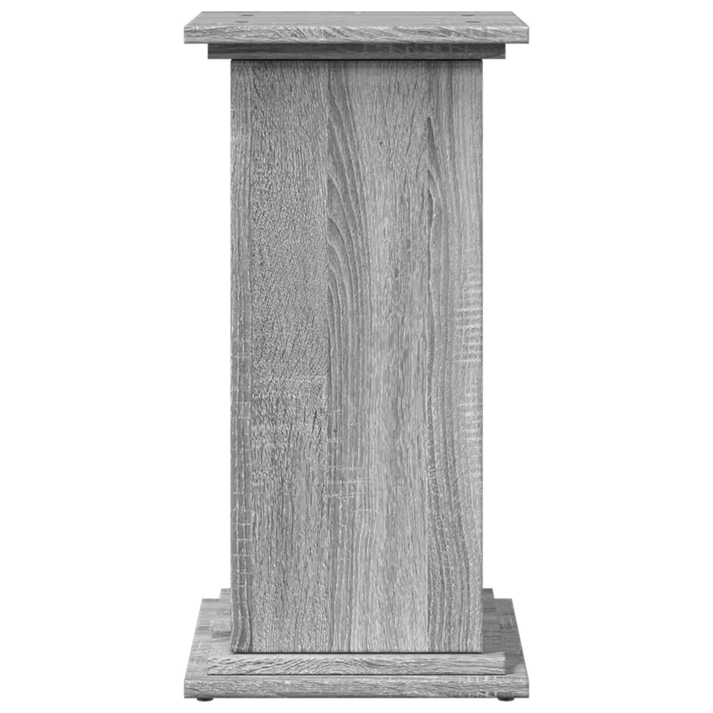Espositore con Portaoggetti Grigio Sonoma 31x30x60cm Truciolato CFW1593953