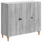 Credenza Grigio Sonoma 89 x 34,5 x 80 cm Legno ingegnerizzato