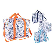 Trade Shop - Borsa Frigo Termica 30lt Con Motivo Surfing Mare Tropicale Chiusura Zip Tracolla 3239229 -