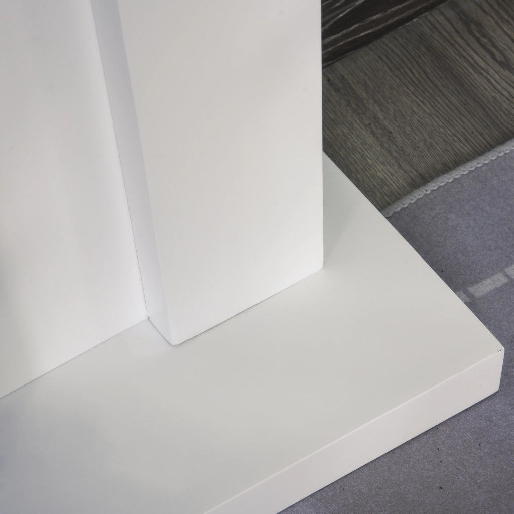 Caminetto Elettrico Decorativo ¨C Zephmum ¨C Bianco 102x30x95cm