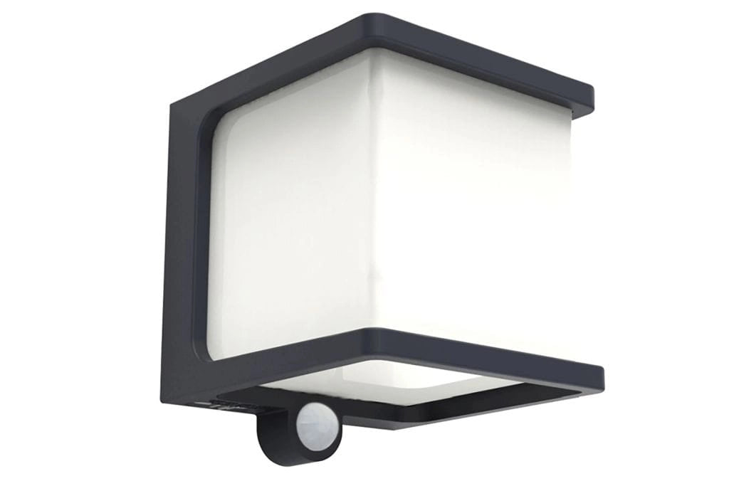 Applique esterna LED 8W solare sensore Lutec Doblo antracite