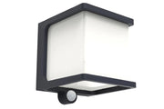 Applique esterna LED 8W solare sensore Lutec Doblo antracite