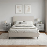 Armadio da Notte 2 pcs Grigio Cemento 43 x 34,5 x 47,5 cm 894762