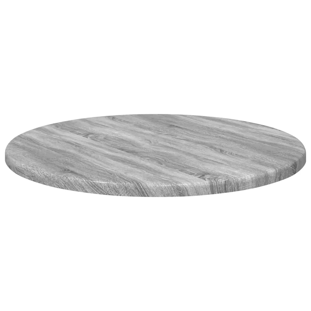 Piano del tavolo Grigio sonoma Ø 40 x 1,5 cm Legno multistrato