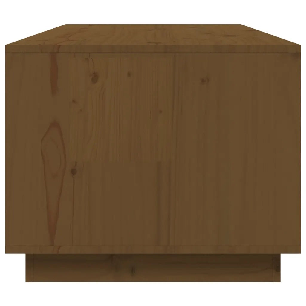 Tavolino da Salotto-Tavolino da soggiorno-Tavolo ambra 100x50x41cm in Legno Massello di Pino 131198