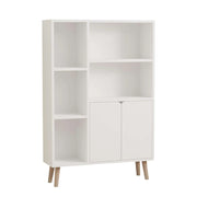 Libreria in legno "Lumo" - 80 x 24 x 120 cm - Bianco