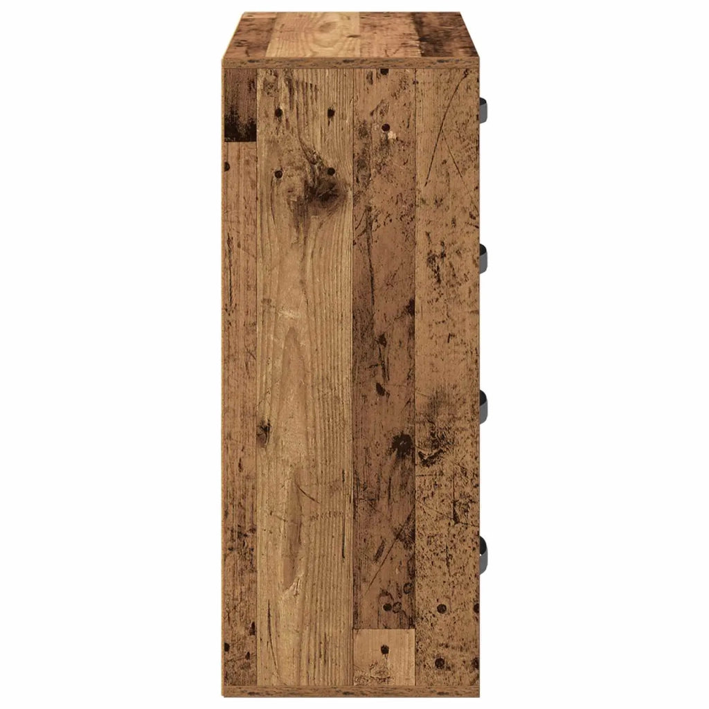 Credenza | Madia | Buffet da pranzo | Armadio da pranzo con cassetto Legno vecchio 60 x 33,5 x 84 cm