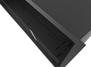 Camino a Bioetanolo da Incasso 104,4x59,4x30 cm Inside 1000 Slim Nero con Vetro