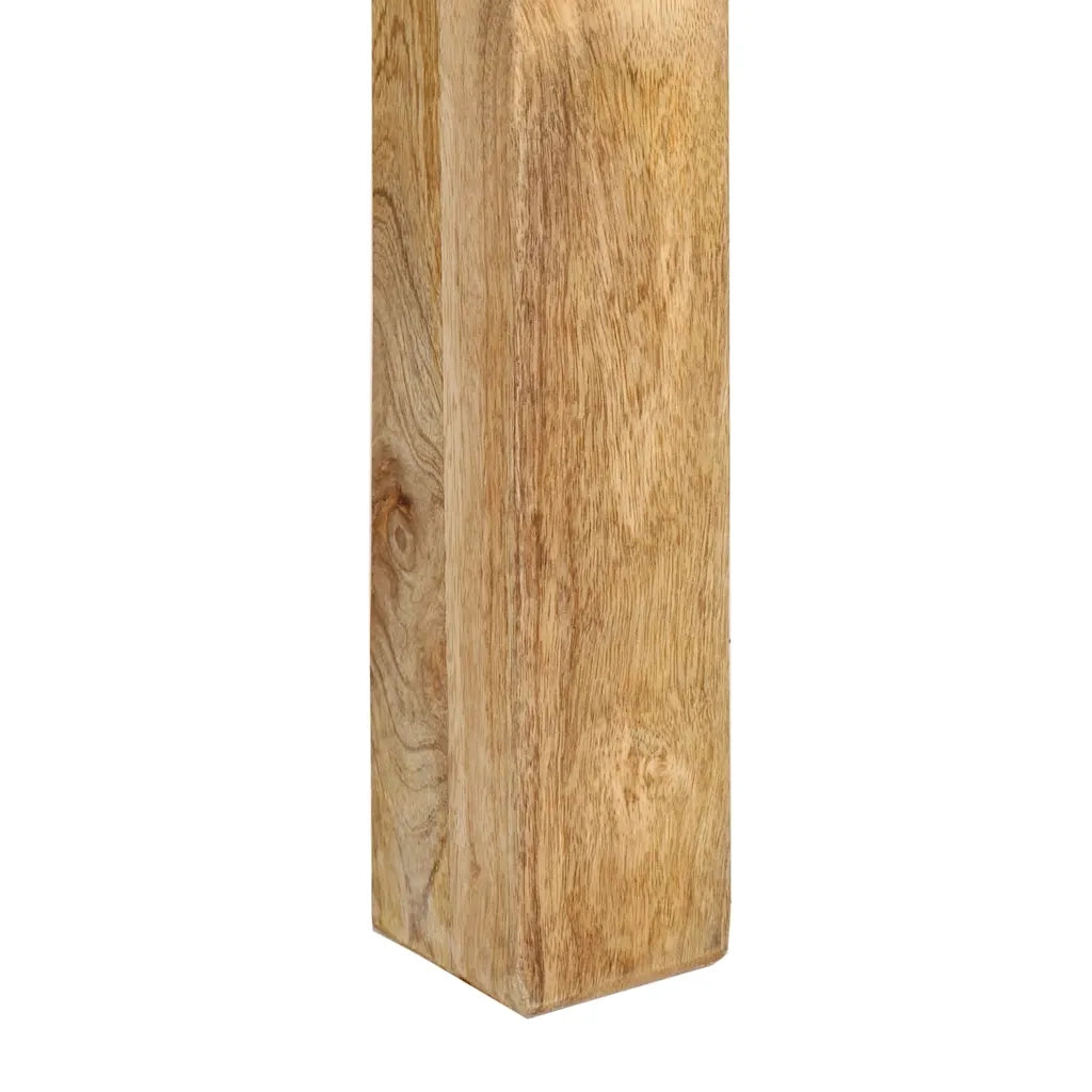Tavolino da Salotto 55x55x35 cm in Legno Massello di Mango 350321