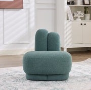 POUF A Forma di Coniglio Imbottito Verde in Tessuto, 6,2 kg