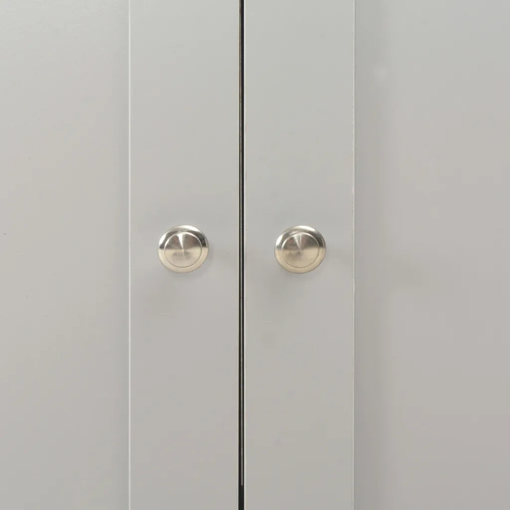 Credenza Grigia 79x35x81 cm 283742